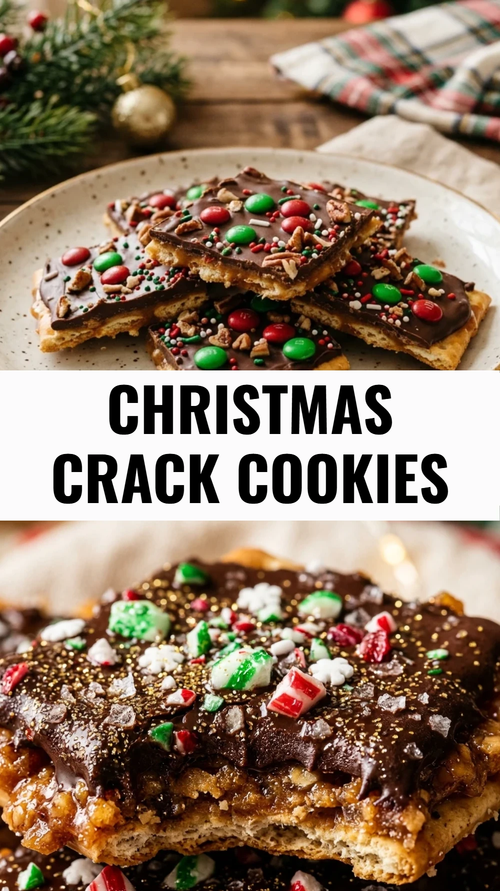 Christmas Crack Cookies