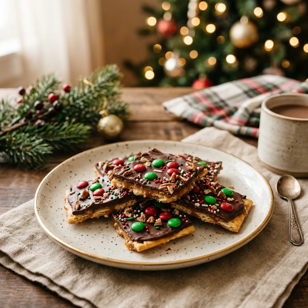 Christmas Crack Cookies