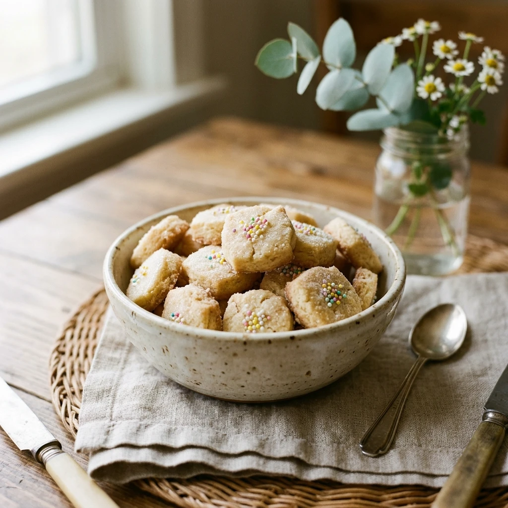 Shortbread Sugar Cookie Bites