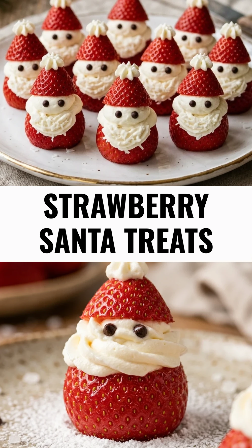 Strawberry Santa Treats