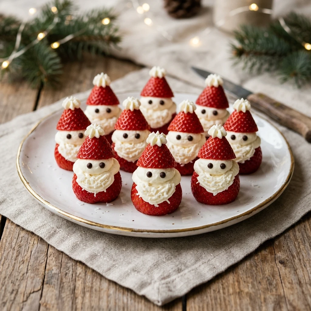 Strawberry Santa Treats