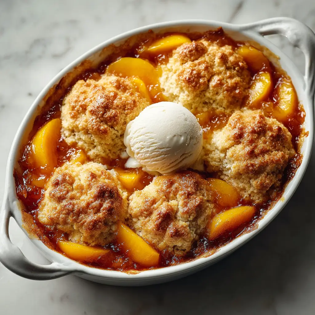 Southern Peach Cobbler (easy Recipe!)