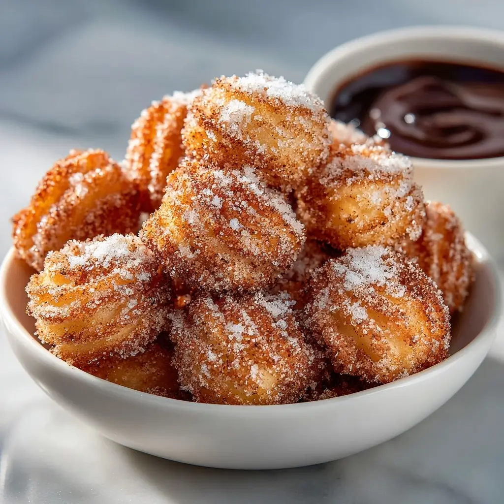 Crispy Air Fryer Churro Bites