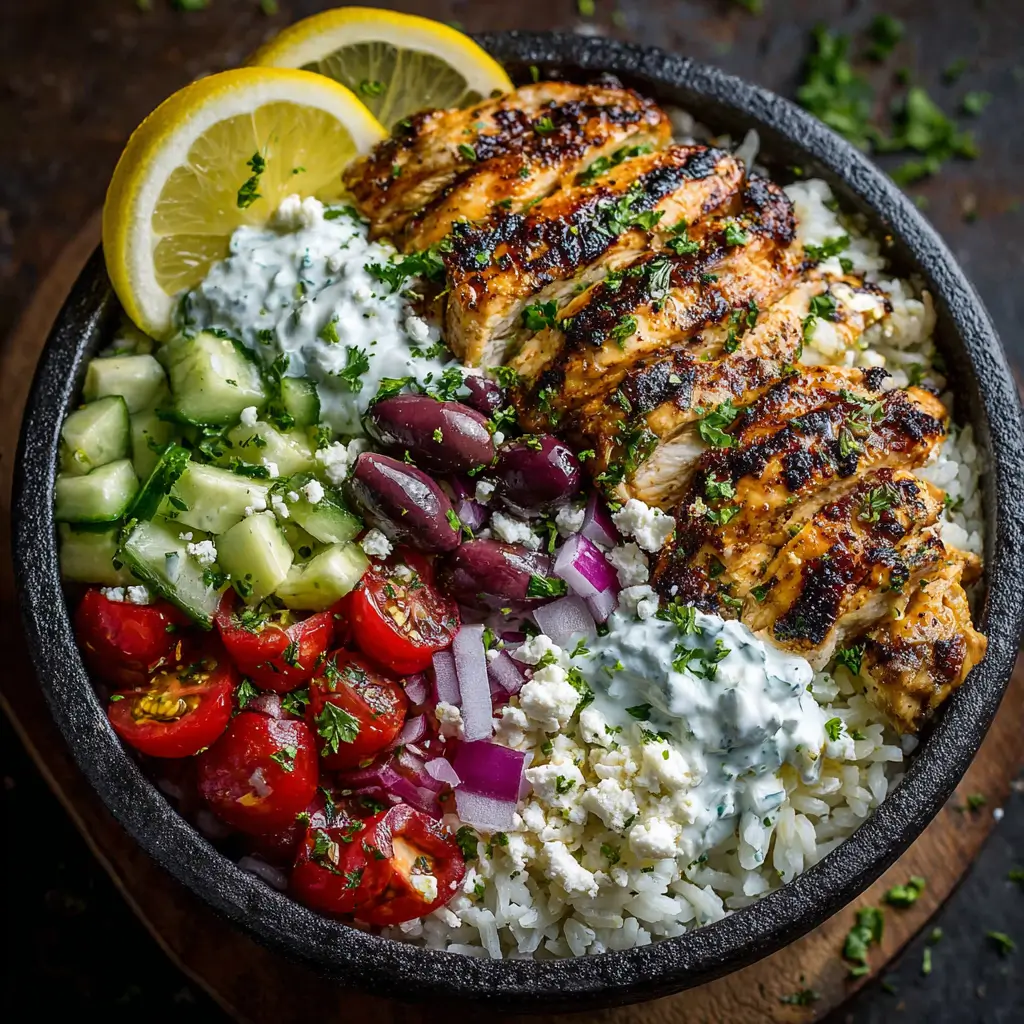 Greek Chicken Bowls
