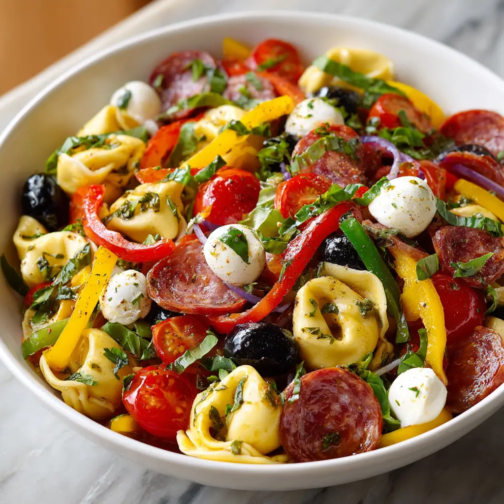 Italian Tortellini Pasta Salad