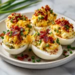 Loaded Jalapeño Popper Deviled Eggs