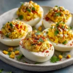 Mexican Street Corn Deviled Eggs