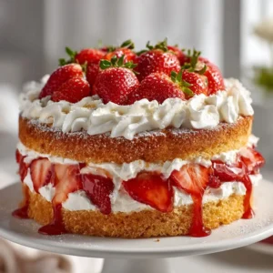 Strawberry Shortcake Cake