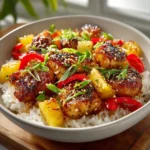 Sweet And Savory Pineapple Chicken And Rice