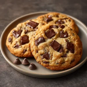 Thick And Gooey Two Chip Chocolate Chip Cookies