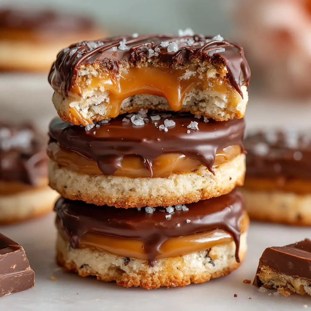 Twix Style Cookies