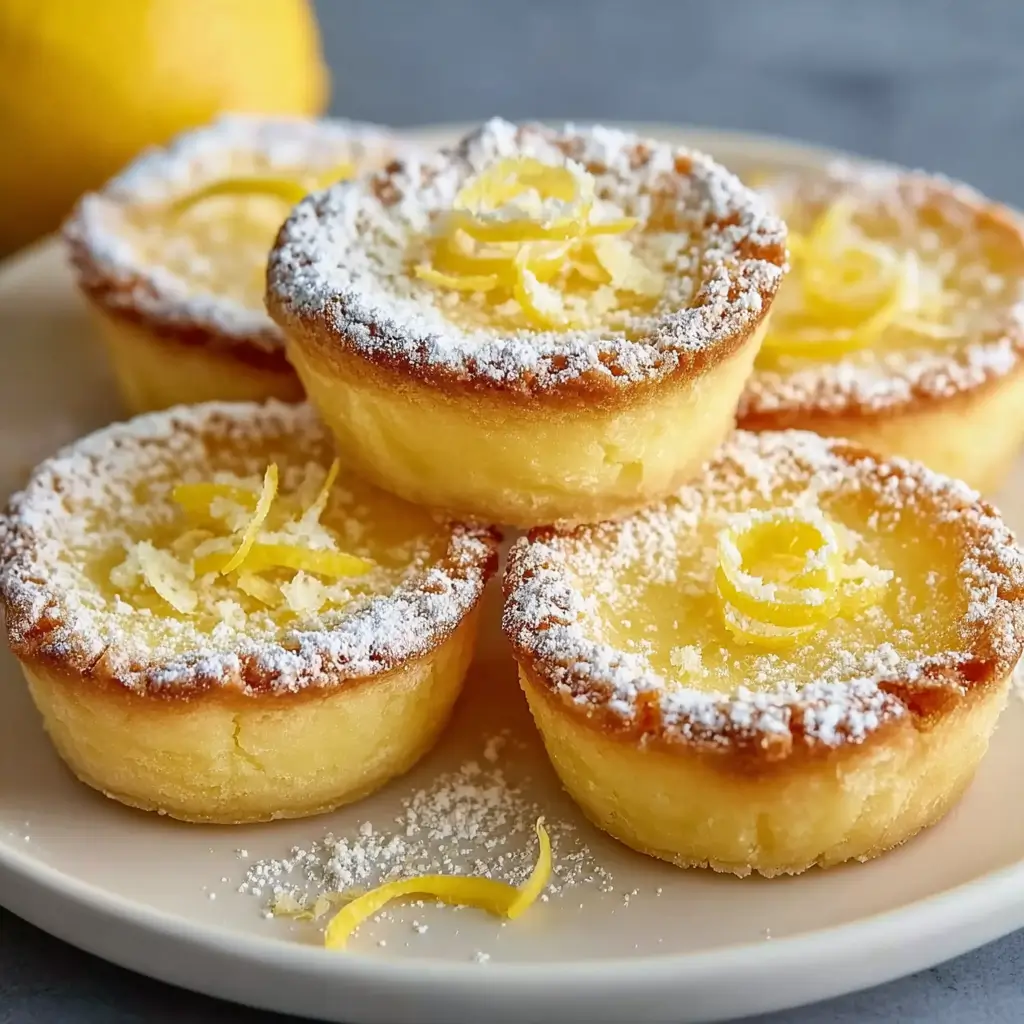 Baby Lemon Impossible Mini Pies