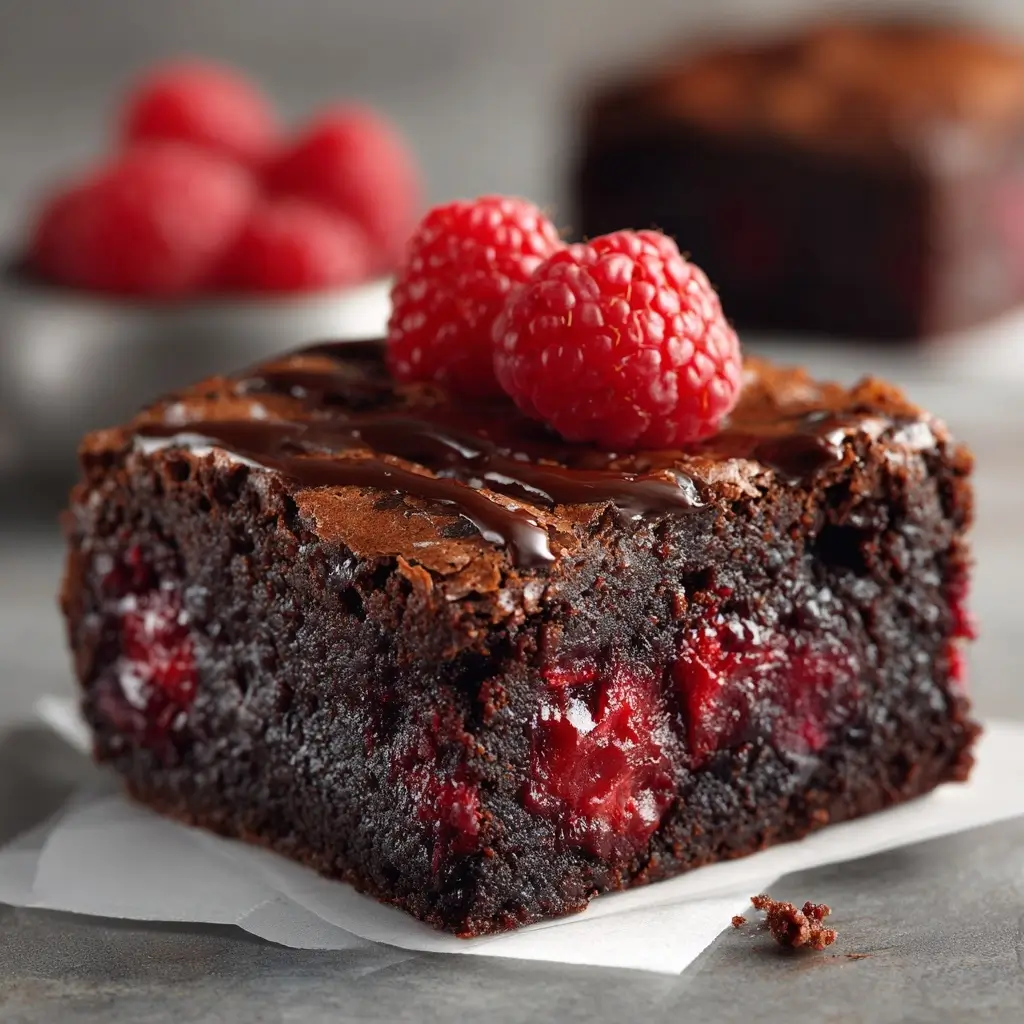 Best Raspberry Swirl Brownies Recipe