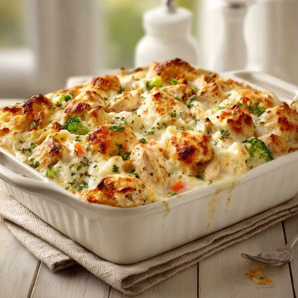 Classic Chicken Casserole: Cheesy Comfort Food