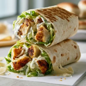 Crispy Chicken Caesar Wrap — Quick Lunch Idea