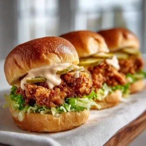 Crispy Chicken Slider: Easy Party Appetizer