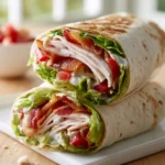 Easy Turkey Club Wrap: Packed Lunch Favorite