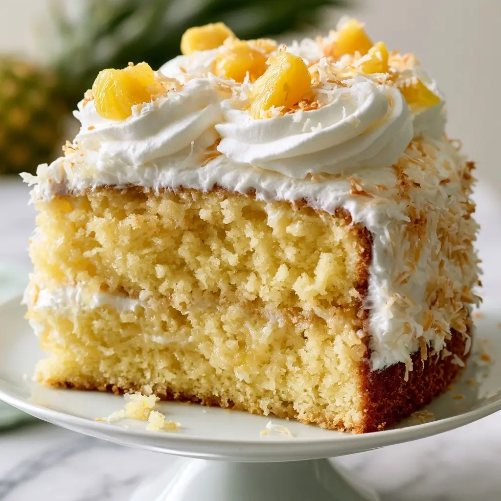 Juicy Pineapple Heaven Cake (5 Ingredients)