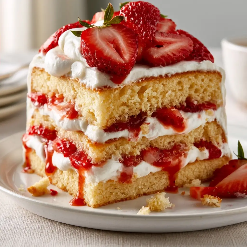 Shortcake Strawberry Cake