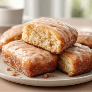 Soft Baked Maple Donut Bars