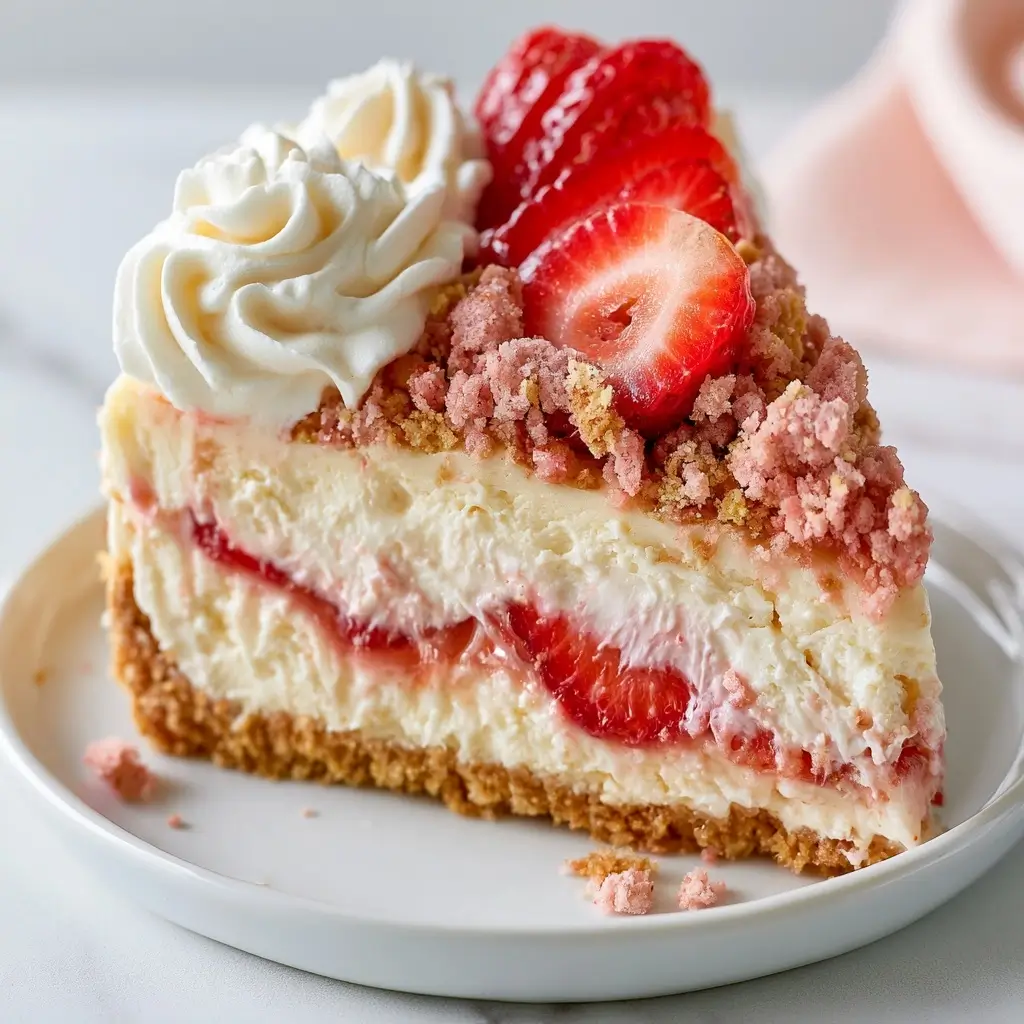 Cheesecake Strawberry Crunch Dessert