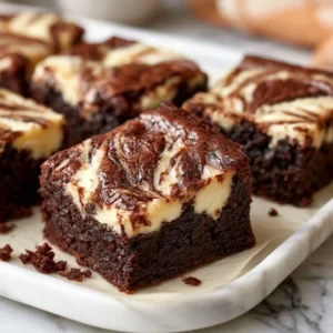 Cream Cheese Swirl Brownies