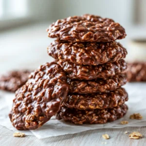 Easy 10 Minute Chocolate No Bake Cookies