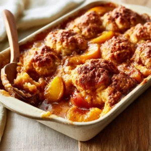 Fresh Peach Cobbler