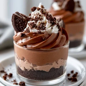 Glorious No Bake Oreo Mousse Cups For Girls Night