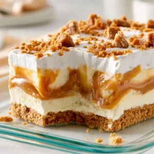 Irresistible Butterscotch Lush Dessert