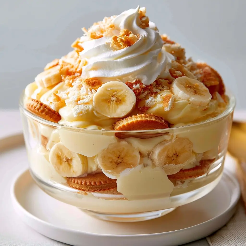 No Bake Banana Pudding