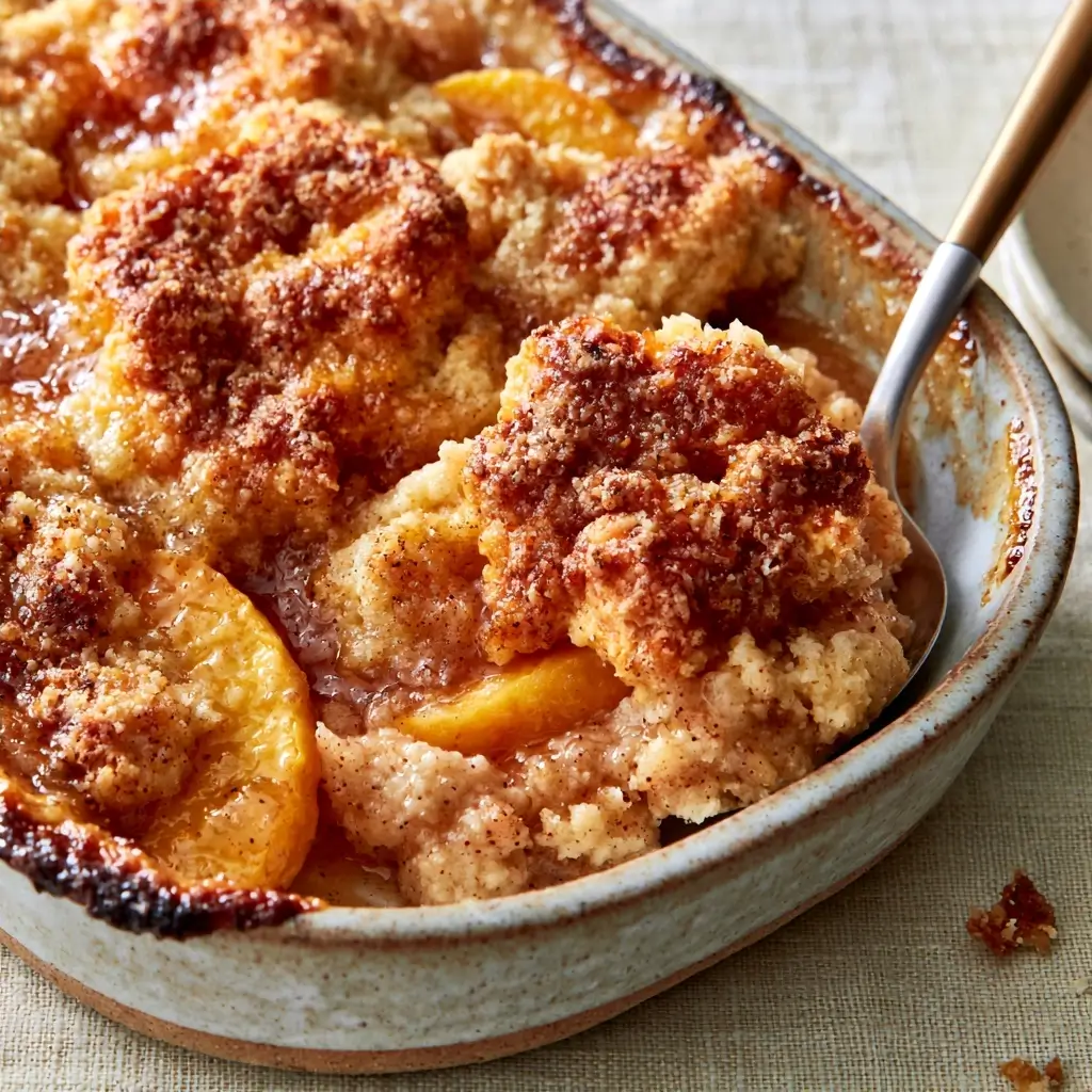 Old Fashioned Peach Cobbler