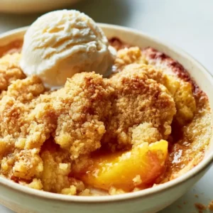 Peach Dump Cake