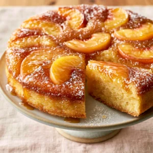 Peach Upside Down Cake Recipe