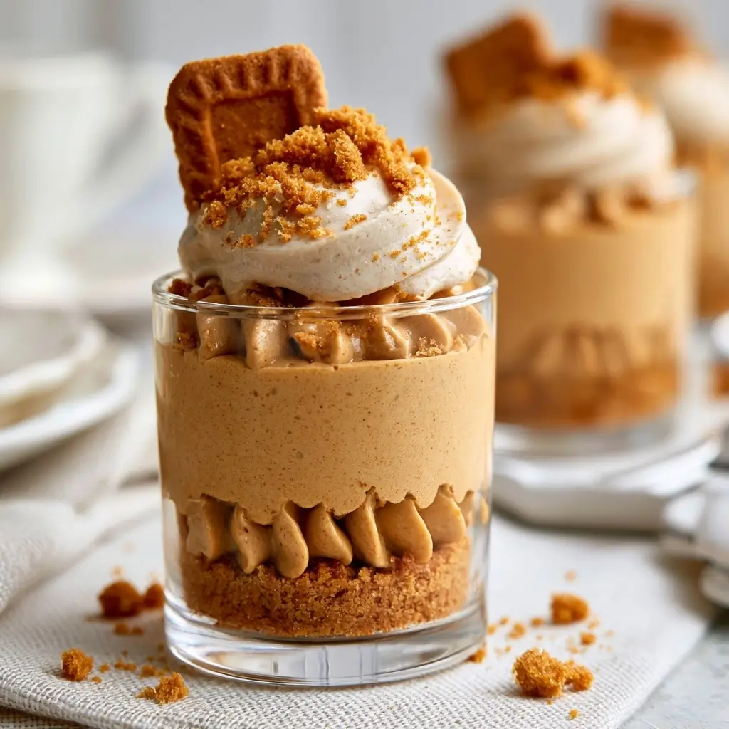 Radiant Biscoff Mousse Cups For Afternoon Tea