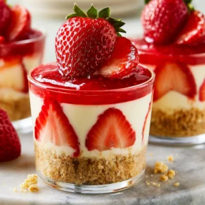 Strawberry Cheesecake Cups