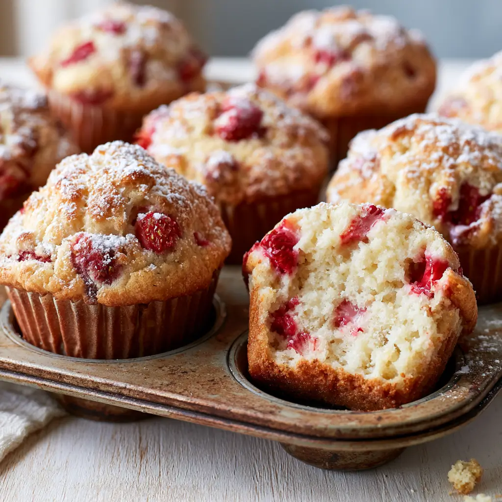 Strawberry Shortcake Muffins Recipe
