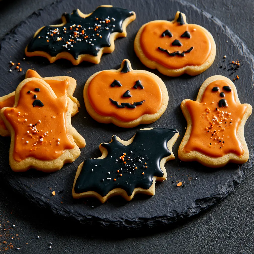Halloween Shortbread Cookies
