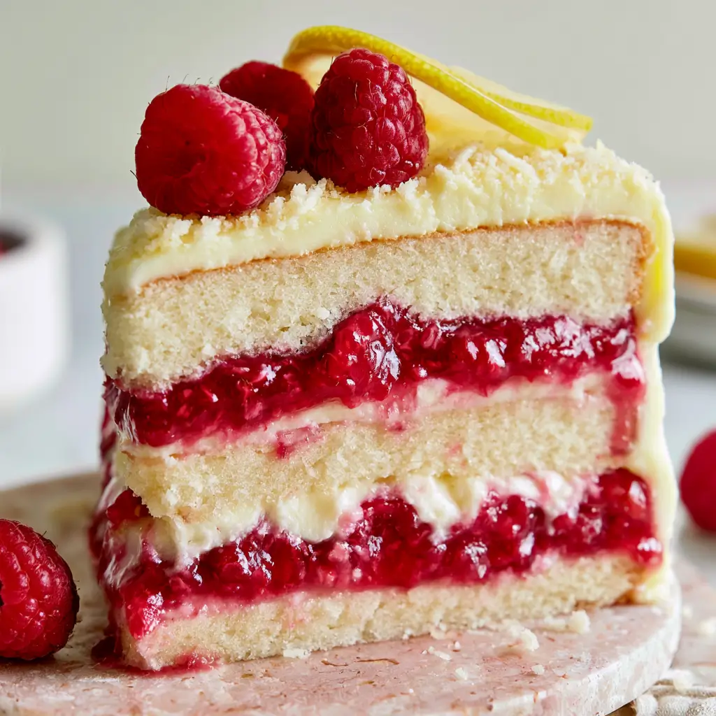 Raspberry Lemon Cake Recipe