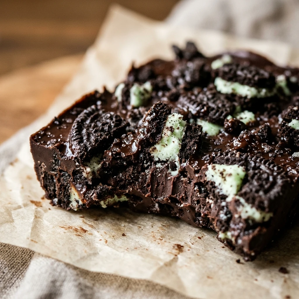 4 Ingredient Mint Oreo Bark