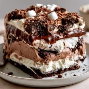 Hot Chocolate Lasagna
