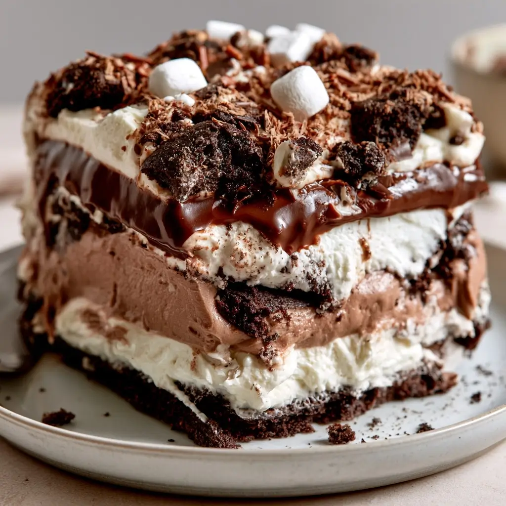 Hot Chocolate Lasagna