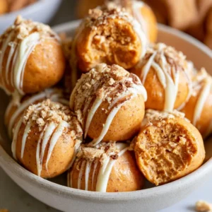No Bake Pumpkin Balls