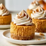 No Bake Pumpkin Mini Cheesecakes