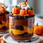 Pumpkin Dirt Cups | Fall Dirt Cups
