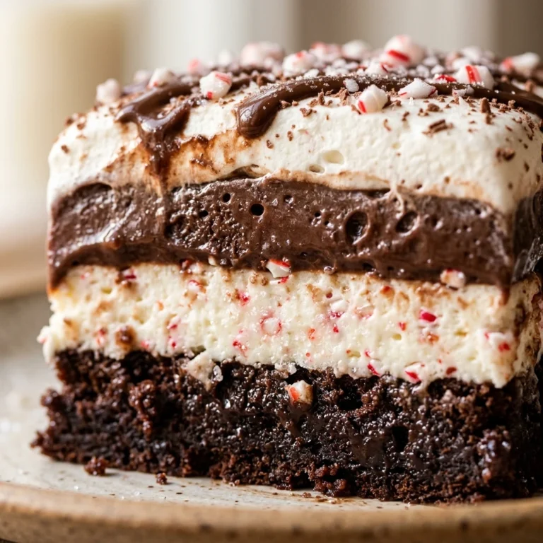 Chocolate Peppermint Lasagna