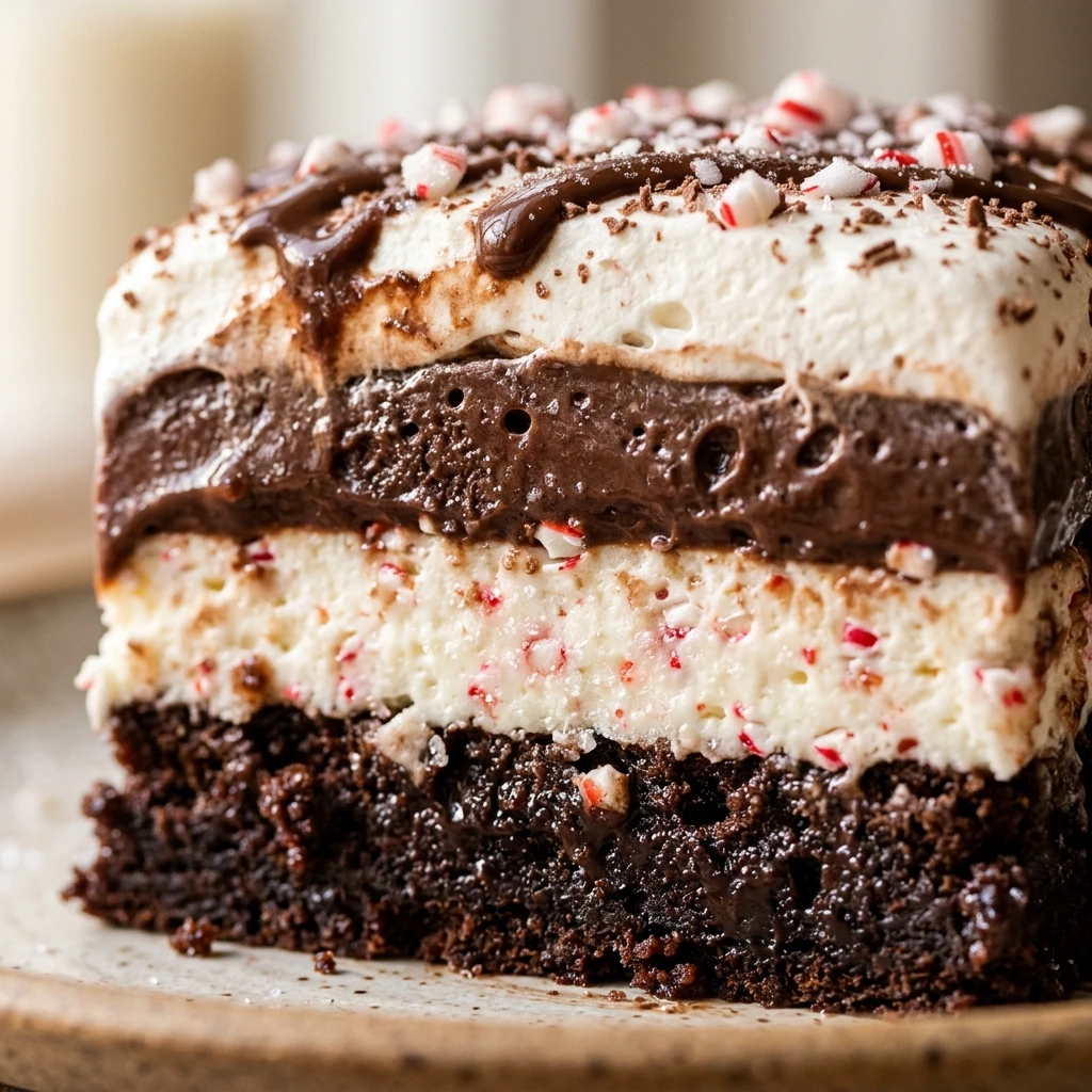 Chocolate Peppermint Lasagna