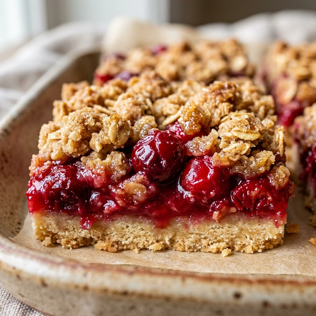Cranberry Crumble Bars