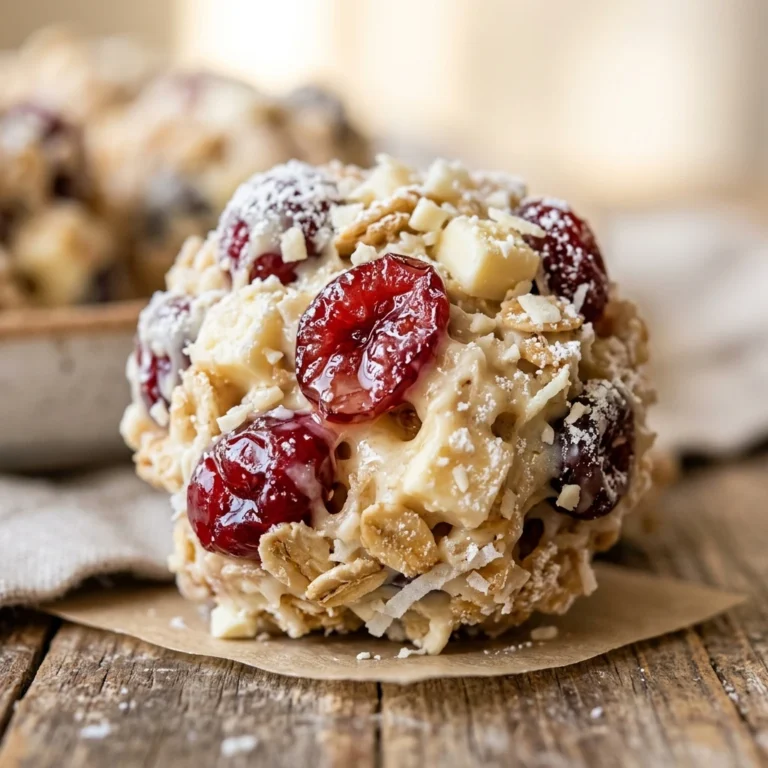 Cranberry White Chocolate Bites