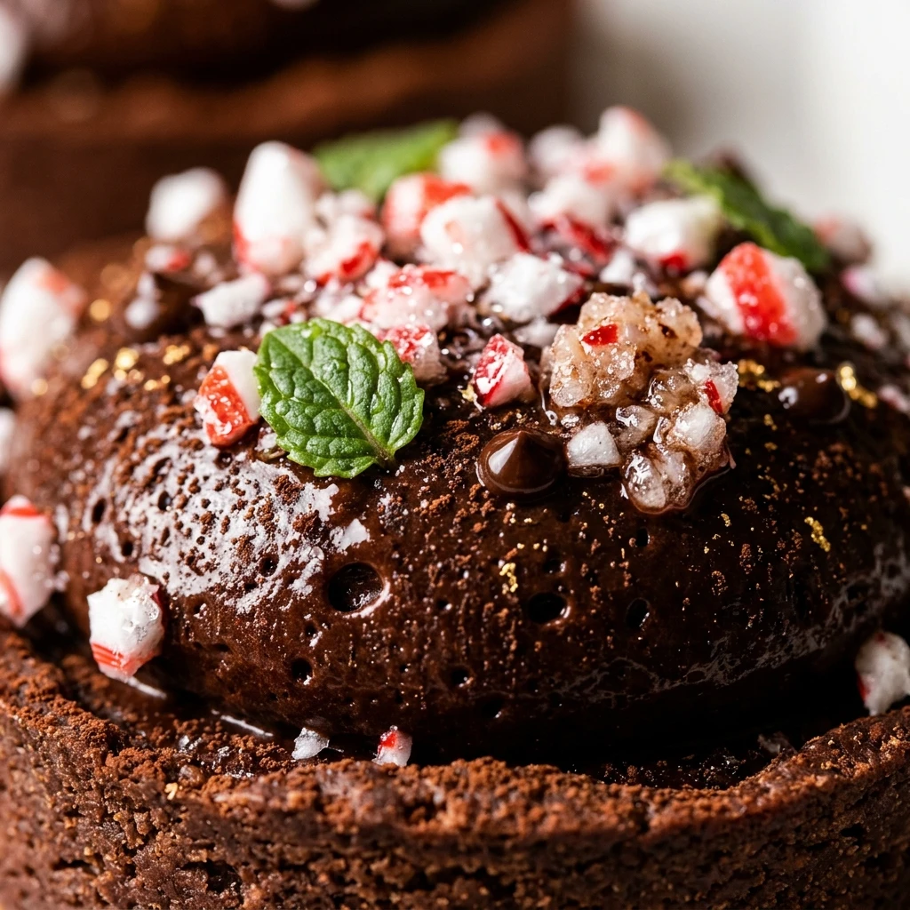 Dark Chocolate Peppermint Mousse Tart